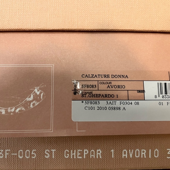 Miu Miu leopard print calf hair ballet flat, sz 7.5 - Picture 8 of 9